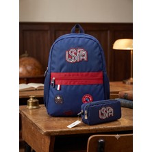 U.S. Polo Assn. Ilkokul Okul Çantası Günlük Sırt Çantası Kalemlik 2'li Set PLCANAYD26213-14