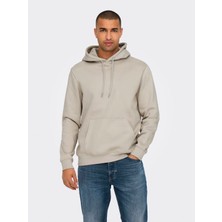 Only & Sons Onsconnor Lıfe Reg Gri Erkek Sweatshirt 22029225