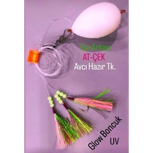Hobimexpress At-Çek ( Top Arkası ) Çapari Uv Glow Boncuklu 3' Lü Hazır Takım