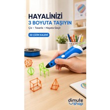 Msy Elektronik 3D Çizim Yazıcı Kalemi Mavi-Hayalinizdeki Çizimi Yapın