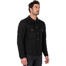 The Biker Jeans Lloyd Black Korumalı Motosiklet Montu