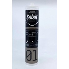 Selsil Genel Amaçlı Silikon Şeffaf 280GR (1 Adet)