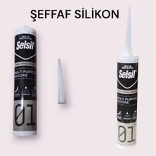 Selsil Şeffaf Silikon