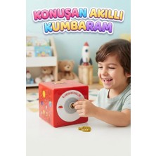 Farbu Oyuncak Akıllı Kumbara - Eğitici ve Sesli Şifreli Para Biriktirme Kasası Finansal Beceri Geliştirici Oyuncak