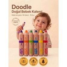 Let's Doodle İlk Kalem 6'lı - Minik Eller İçin Doğal İçerik