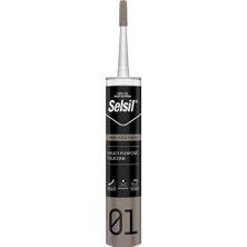 Selsil Genel Amaçlı Şeffaf Silikon 280 gr