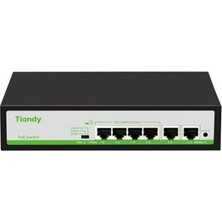 Tiandy TC-P3S06 F/0420/AT/55 4 Port Yönetilmeyen Poe Switch (4e + 2e)