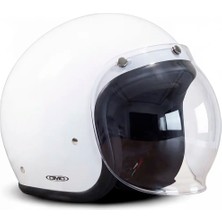 DMD Vintage Bubble Visor Clear Vizör