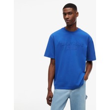 Tommy Hilfiger 90S New Classics Ss Tee Erkek Mavi T-SHIRT.C63