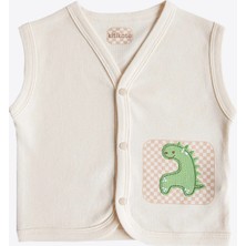 Kitikate Organik Dinomush Yelek Natural