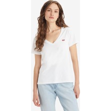 Levi's Lse Perfect V Yaka Beyaz Kadın T-Shırt A3170-0010