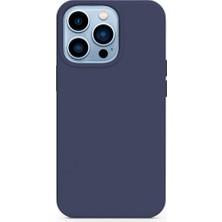 Epico Silicone Magnetic - Magsafe Compatible Case iPhone 13 Pro Max - Blue