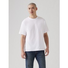 Levi's Erkek Vıntage Bisiklet Yaka Beyaz T-Shırt A0637-0000