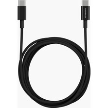 Vonmahlen Usb-C – Usb-C Kablo 60W / 2m Siyah