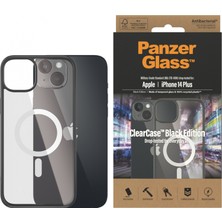 Panzer Glass Panzerglass Magsafe Clearcase Siyah Çerçeveli Kapak 2.4m iPhone 14 Pro Max