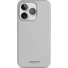 Vonmahlen  Magnetic Silicone Case iPhone 15 Pro Max Light Gray