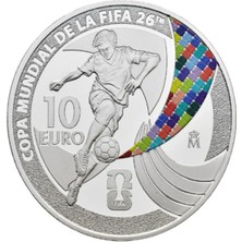 Mdm AgaKulche FIFA Dünya Kupası İspanya Gümüş Sikke Coin