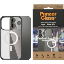 Panzer Glass Panzerglass Magsafe Clearcase Siyah Çerçeveli Kapak 2.4m iPhone 14 Pro