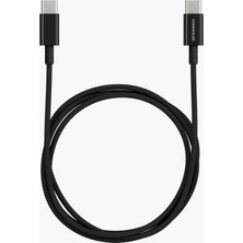 Vonmahlen Usb-C – Usb-C Kablo 60W / 1m Siyah
