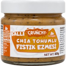 Mustang Nutrition Ballı Chia Tohumlu Fıstık Ezmesi 40 gr