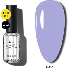 Momo Professional Kalıcı Oje K038, Lila, 4 ml