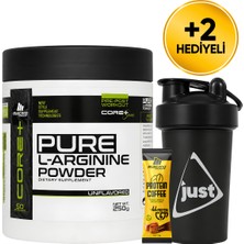 Mustang Nutrition Core+ Pure L-Arginine Powder 250 Gr L-Arjinin 50 Servis + Shaker + Protein Kahve Hediyeli