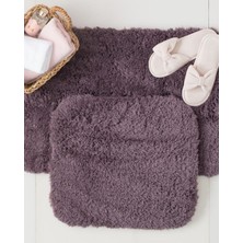Madame Coco Sheep Banyo Paspası - Koyu Mürdüm