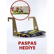 Solvéra Kalorifer Petek Üstü Askılı Kedi ve Köpek Yatağı, Hediye Paspaslı