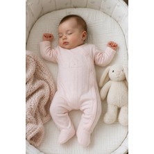 Baby Hola %100 Pamuk Yenidoğan Prematüre Patikli Tulum Mevsimlik 14058
