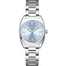 Slazenger Kadın Kol Saati Silver Metal Kordon Tiffany Mavi Kadran 28MM Mineral Cam Quartz Mekanizma 5 Atm Su Geçirmez