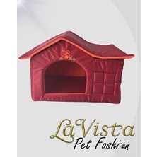 Solvéra Dış Mekan Kırmızı Kedi ve Köpek Evi Kedi ve Köpek Yatağı