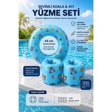 Solvéra Sevimli Koala ve Ayı Çocuk Yüzme Seti - 45 cm Simit ve Yürüyen Kolluk ile G Kolluk & Simit