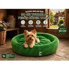 Solvéra Peluş Simit Yatak, Yumuşak ve Sıkıca Sarılan Konfor Kedi ve Köpek Yatağı