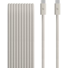 Beats 240W Usb-C - Usb-C Örgü Kablo (3 M) - Dalga Grisi