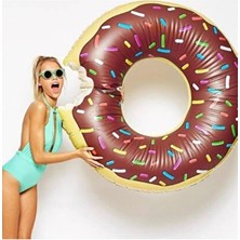 Solvéra Büyük Donut Şişme, Eğlenceli ve Güvenli Deniz Oyuncağı Kolluk & Simit