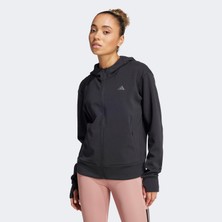 adidas Designed 4 Full Zip Kadın Siyah Sweatshirt.-