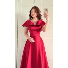 Lovely Fiyonk Abiye Kırmızı