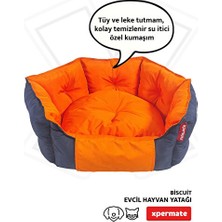 Solvéra Tüy Tutmaz ve Su Itici Kumaşlı Yatak - Renkli ve Dayanıklı Tasarım Kedi ve Köpek Yatağı