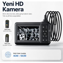 20 Metre Ekranlı 2 Kameralı Endoskop Yılan Kamera