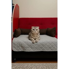 Solvéra Kahverengi Evcil Hayvan Koltuk Örtüsü - Koruma ve Şıklık Bir Arada Kedi ve Köpek Yatağı