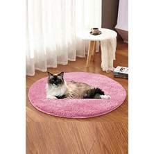 Solvéra Peluş Kedi Minderi, Evcil Dostlar Için Yumuşak ve Sıcak Yatak Kedi ve Köpek Yatağı