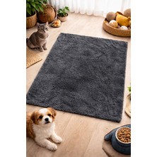 Solvéra Yumuşak ve Sıcak Gri Welsoft Battaniye, 70X90 cm Kedi ve Köpek Yatağı