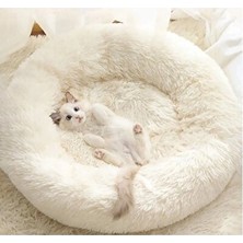Solvéra Yumuşak Peluş Kedi ve Köpek Yatağı - Konforlu ve Tüysüz Tasarım