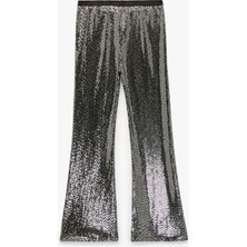 Koton Beli Lastikli Pullu Payetli Ispanyol Paça Pantolon