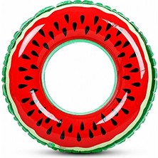 Solvéra Karpuz Desenli Çocuk Havuz ve Simidi, Renkli ve Eğlenceli Kolluk & Simit