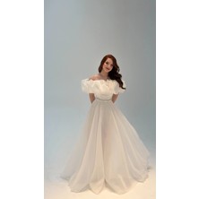 Ayşenur Dinçer Butik Peri Vibe Abiye Beyaz