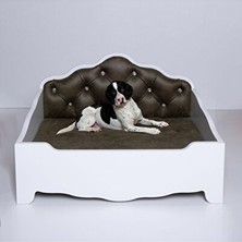 Solvéra Şık Köpek Kapito Yatak - Rahat ve Sıcak Uyku Köşesi Kedi ve Köpek Yatağı