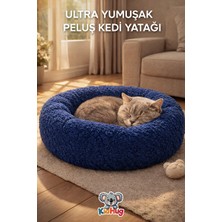 Solvéra Yumuşacık Donut Peluş Yatak - 50 cm Kedi ve Köpek Yatağı