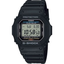 Casio G-5600UE-1DR G-Shock Erkek Kol Saati Siyah Silikon Kordon 20 ATM Suya Dayanıklı Fonksiyonlar