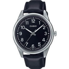 Casio MTP-V005L-1B4UDF Erkek Kol Saati Siyah Deri Kordonlu Suya Dayanıklı Modern Tasarım